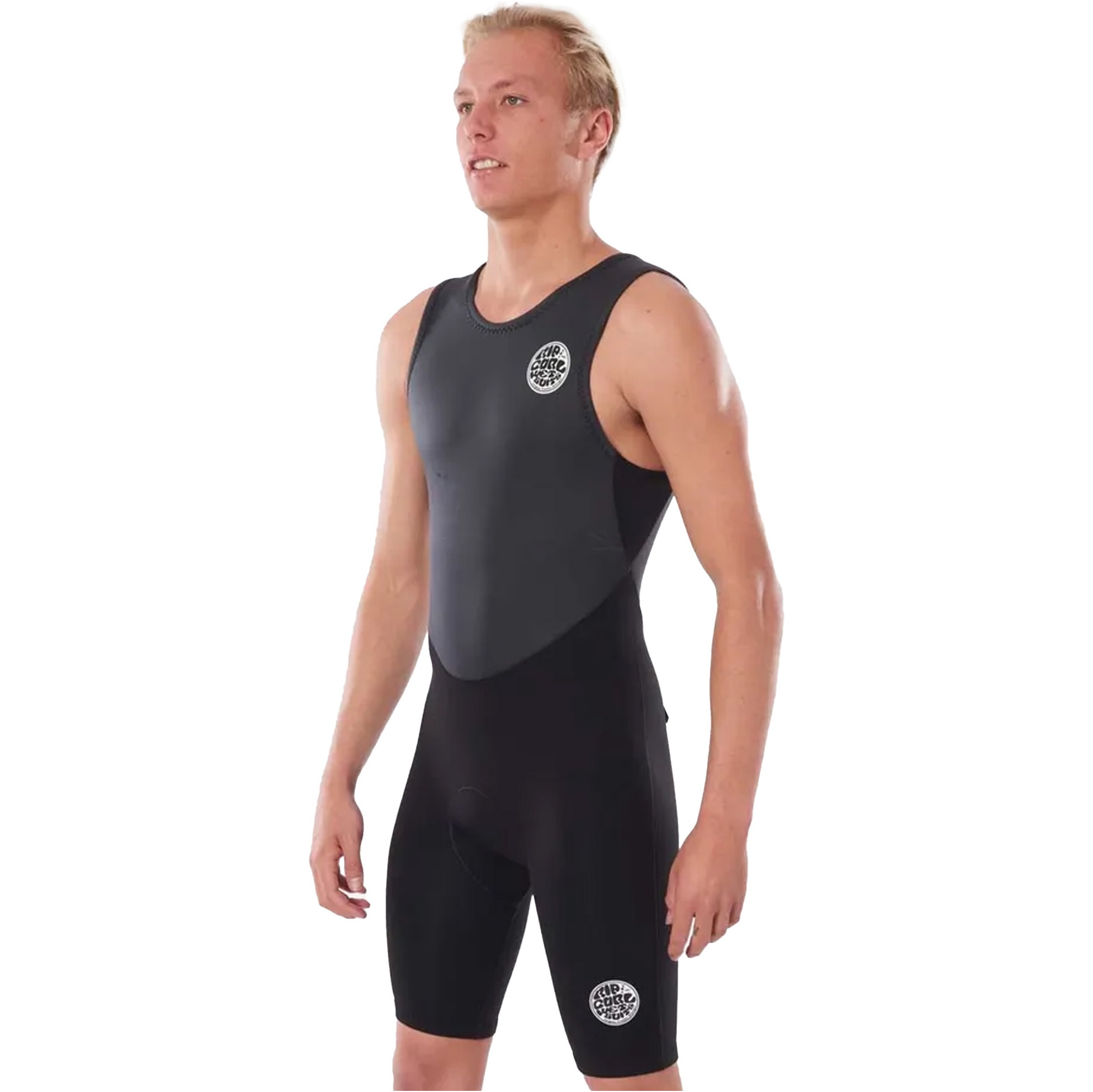 2026 Rip Curl Mens Dawn Patrol 2mm Short John Wetsuit 116MSP - Black